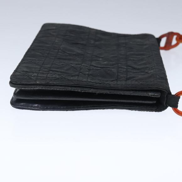 DIOR Canage Chain Shoulder Bag Nylon Black - Picture 5 of 13